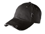 District Twill Hat Black Custom Embroidered DT600