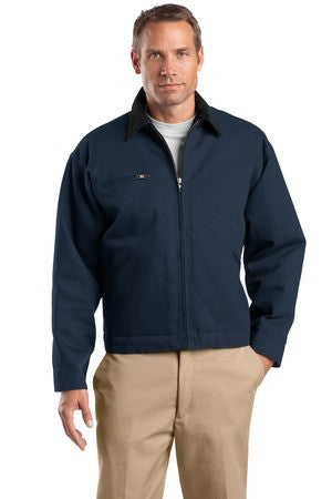Embroidered work jacket online