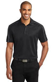 Black/Steel Grey Port Authority Embroidered Polo shirtsk547