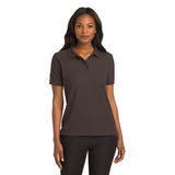 Port Authority Ladies Polo Coffee Bean Custom Embroidered L500