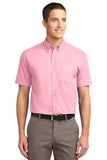 Port Authority Short Sleeve Shirt Custom Embroidered S508 Light Pink