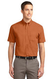 Port Authority Short Sleeve Shirt Custom Embroidered S508 Texas Orange