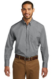 Whippersnapper - Port Authority® Long Sleeve Carefree Poplin Shirt (W100)