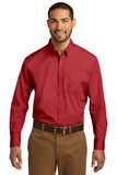 Whippersnapper - Port Authority® Long Sleeve Carefree Poplin Shirt (W100)