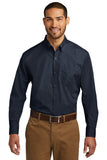 Whippersnapper - Port Authority® Long Sleeve Carefree Poplin Shirt (W100)