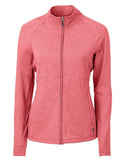 Cutter & Buck Adapt Eco Knit Heather Recycled Womens Full Zip LCK00151