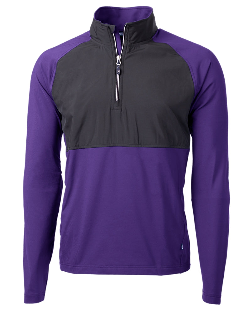Cutter & Buck Adapt Eco Knit Hybrid Recycled Mens Quarter Cutter & Buck Adapt Eco Knit Hybrid Recycled Mens Quarter