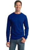 Gildan Heavyweight Long Sleeve T Shirt Royal Custom Embroidered 29LS