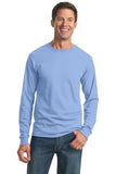 Gildan Heavyweight Long Sleeve T Shirt Light BlueCustom Embroidered 29LS