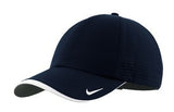 Nike Dri Fit Perforated Hat Navy White  Custom Embroidered 429467