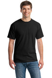 Gildan Cotton T Shirt Black Custom Embroidered 5000
