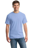 Gildan Cotton T Shirt Carolina Blue Custom Embroidered 5000