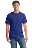 Gildan Cotton T Shirt Colbalt Custom Embroidered 5000