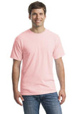 Gildan Cotton T Shirt Light Pink Custom Embroidered 5000
