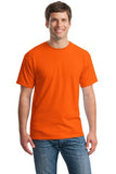 Gildan Cotton T Shirt Orange Custom Embroidered 5000