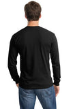 Gildan Long Sleeve Shirt Cotton Custom Embroidered 5400 Black