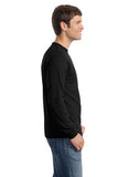 Gildan Long Sleeve Shirt Cotton Custom Embroidered 5400 BLack