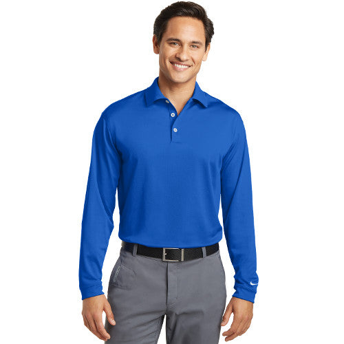 Tiptree St. Custom Long Sleeve Polo Nike Dri FIT Stretch Tech Johnny Battle