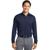 Tiptree St Nike Tall Long Sleeve Dri FIT Stretch Polo Custom Embroidered 604940 Midnight Navy