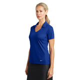 Nike Dri FIT Ladies Vertical Mesh Polo Custom Embroidered 637165 Old Royal