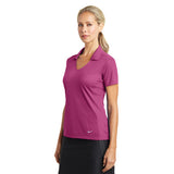 Nike Dri FIT Ladies Vertical Mesh Polo Custom Embroidered 637165 Pink Fire
