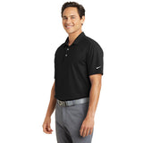 Bardsey Pl Nike Dri FIT Vertical Mesh Polo Custom Embroidered 637167 Black