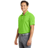 Bardsey Pl Nike Dri FIT Vertical Mesh Polo Custom Embroidered 637167 Action Green