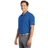 Bardsey Pl Nike Dri FIT Vertical Mesh Polo Custom Embroidered 637167 gym blue