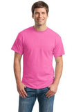 Gildan Dry Blend Shirt Pink Custom Embroidered 8000