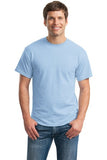 Gildan Dry Blend Shirt Carolina Blue Custom Embroidered 8000