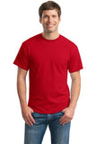Gildan Dry Blend Shirt Red Custom Embroidered 8000