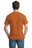 Gildan Dry Blend Shirt Texas Orange Custom Embroidered 8000