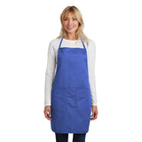 Port Authority  Full Length Apron  Custom Embroidered A520 Faded Blue