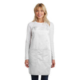 Port Authority  Full Length Apron  Custom Embroidered A520  White