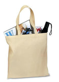 Port Company Budget Tote Natural Custom Embroidered B150