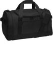 Port Authority Voyager Sport Duffle Dark Grey Black Custom Embroidered BG800