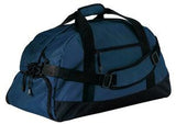 Port Company basic duffle bag Custom Navy Embroidered BG980