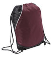 Sport Tek Rival Cinch Pack Maroon Custom Embroidered BST600