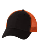 Team Sportsman Black Orange Hat Custom Embroidered AH80