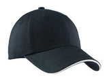 Charcoal Blue/White Port Authority Custom Logo Hat  c830