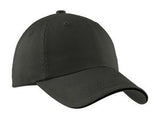 Charcoal/Black Port Authority Custom Logo Hat c830