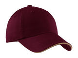 Maroon/Khaki Port Authority Custom Hat c830