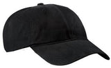 Port Company Twill Hat Black Custom Embroidered CP77