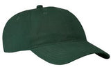 Port Company Twill Hat Green Custom Embroidered CP77