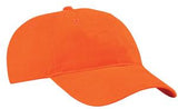 Port Company Twill Hat Orange Custom Embroidered CP77