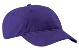 Port Company Twill Hat Purple Custom Embroidered CP77