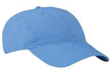 Port Company Twill Hat Carolina BLue Custom Embroidered CP77
