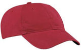 Port Company Twill Hat Red Custom Embroidered CP77