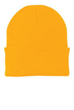 Port Company Beanie Custom Embroidered CP90 Athletic Yellow
