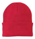 Port Company Beanie Custom Embroidered CP90 Red